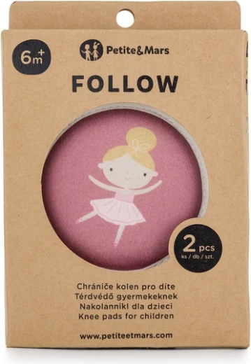 Petite&Mars rugalmas térdvédő kúszáshoz Follow dusty rose