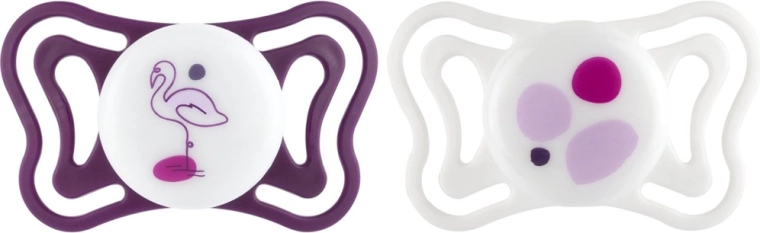 Chicco cumik Physioforma Light szilikon ortodontikus, rózsaszín 16–36 hó, 2 db