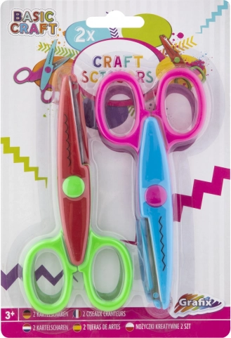 Gyermek biztonsági olló lekerekített heggyel – 2 db-os készlet