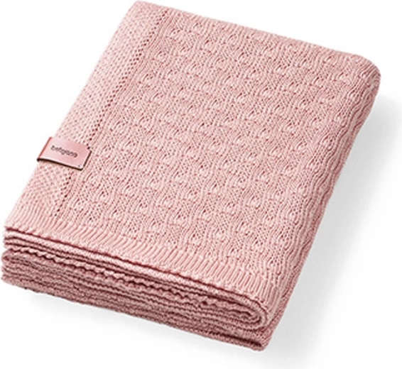 BabyOno kötött bambusztakaró rózsaszín 75 × 100 cm