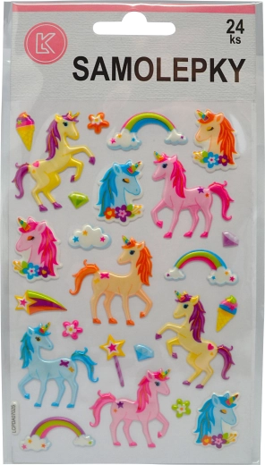 Unikornis matricák 24 db
