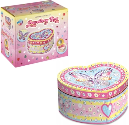 Ékszerdoboz-készítő készlet – pillangó/egyszarvú