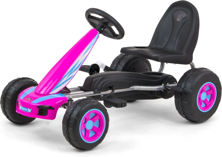 Milly Mally Viper rózsaszín pedálos gokart