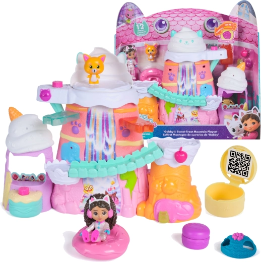 Gabby’s Dollhouse filmes játékszett édességheggyel, Gabi figurával és kiegészítőkkel