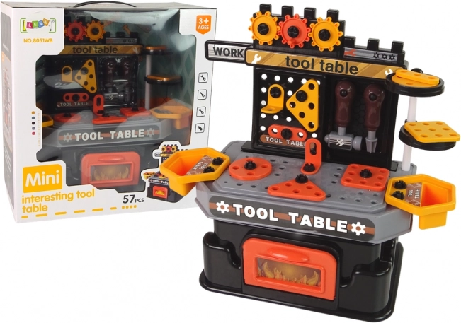 Gyerek munkapad szerszámokkal – 57 darab