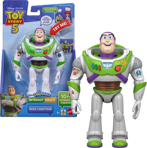 Mattel Disney Toy Story interaktív figura Buzz Lightyear 18 cm (EN)