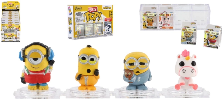Funko Bitty Pop! Minyonok minifigura-készlet - 4 db