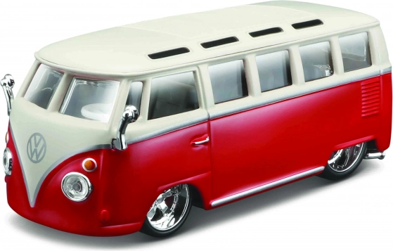 Volkswagen Van Samba piros-fehér 1:32 a Bburagótól