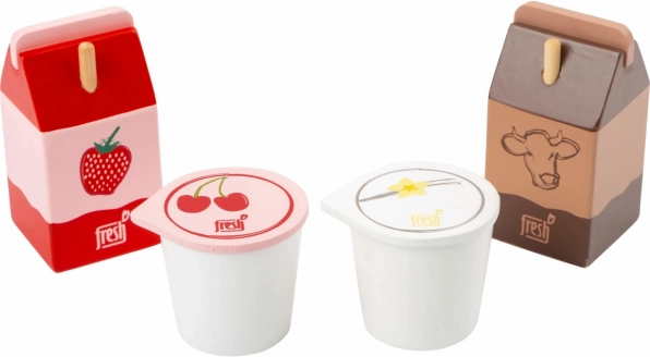 Small Foot fa tejtermék készlet