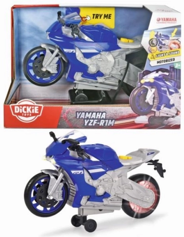 Yamaha R1 játék motorkerékpár fényhatásokkal