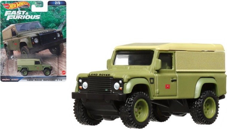 Hot Wheels Land Rover Defender 110 – Fast & Furious gyűjtői modell 1:64