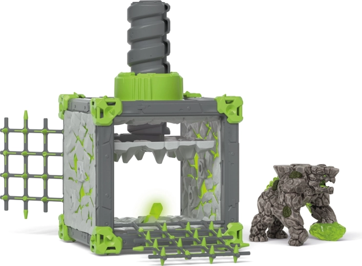 Schleich Eldrador creatures battlecave: kő slasher és csapdákkal felszerelt aréna