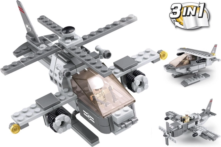 Sluban Army harci helikopter 3 az 1-ben (144 darabos) - 1 db