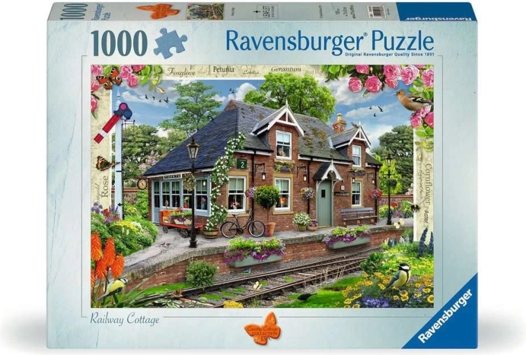 Ravensburger puzzle Country Cottage: Pályaudvar 1000 darabos