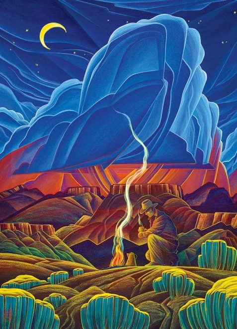 Puzzle Egész éjjel 1000 darab Cobble Hill