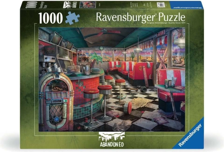 Ravensburger puzzle Elhagyatott helyek: roskadozó bisztró 1000 darab