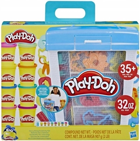 Kreatív bőrönd gyurmával és kiegészítőkkel, Play-Doh