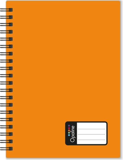 Opaline A5 jegyzetfüzet dupla spirállal, narancssárga