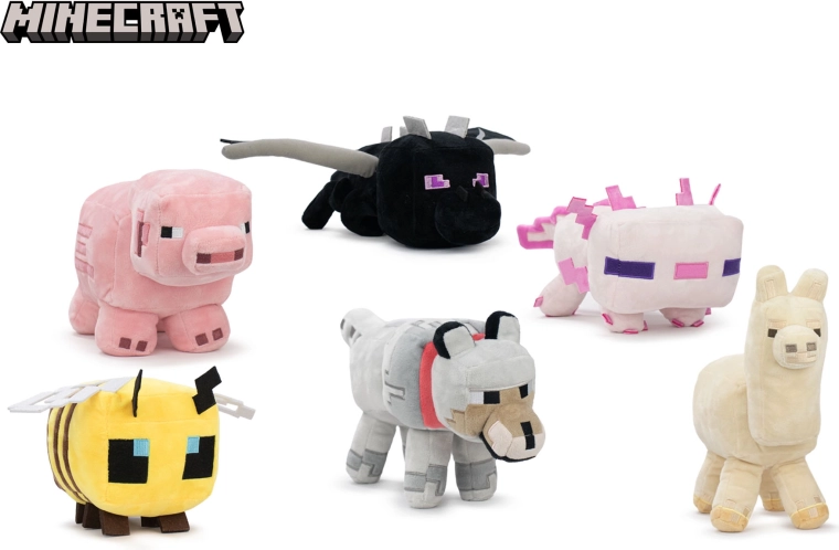 Minecraft plüss figura 30 cm (6 változat vegyesen)