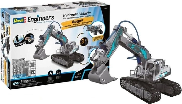 Revell hidraulikus markoló építőkészlet 3 az 1-ben