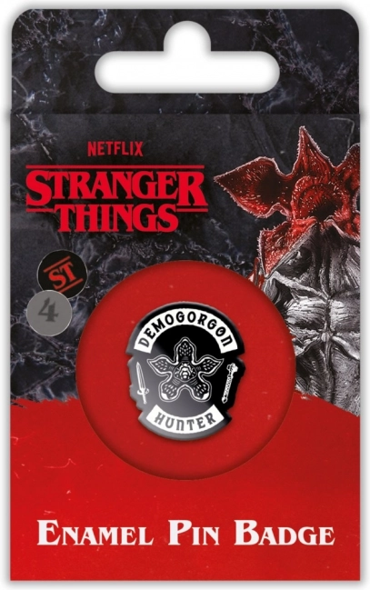 Stranger Things 4 kitűző – Demogorgon