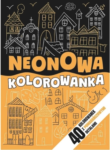 Neon színező – narancssárga