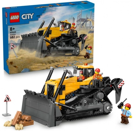 LEGO City sárga buldózer rakodóval