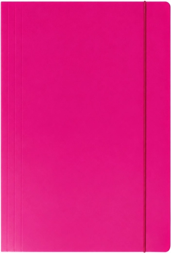 Kartondosszié gumipánttal A4+ rózsaszín 300 g/m² - 1 db