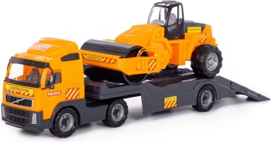 Volvo autós utánfutó + úthenger