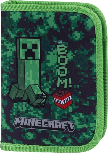 Egyszintes iskolai tolltartó BAAGL Minecraft Boom