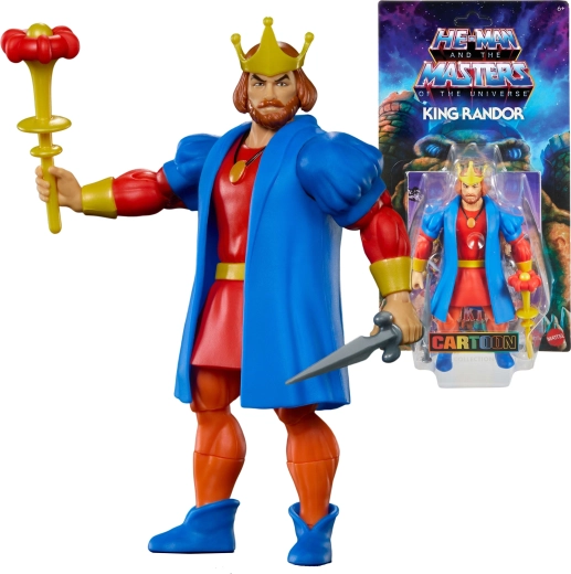 Masters of the Universe Origins – King Randor figura karddal és jogarral