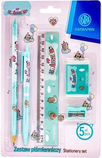 Astra Pixel Animal írószerkészlet, 5 db