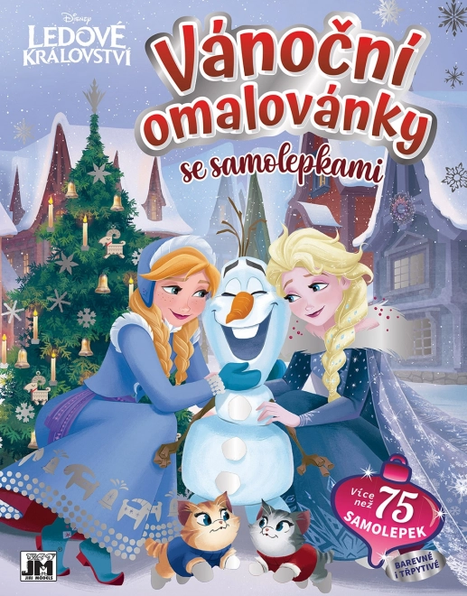 Karácsonyi kifestő matrica melléklettel FROZEN – Jégvarázs