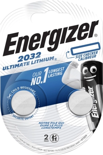 Energizer Ultimate Lithium CR2032 gombelemezek 2 db