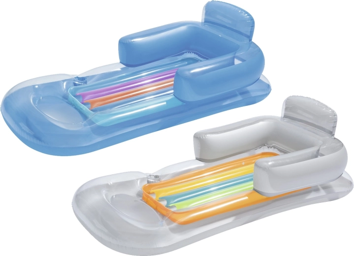 Felfújható nyugágy háttámlával és pohártartóval 161 × 84 cm Bestway