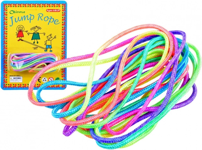 Színes neon ugrógumi gyerekeknek 460 cm - 1 db