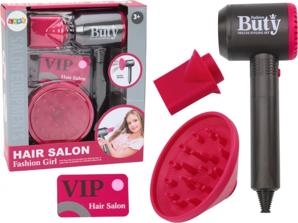 Játék hajszárító diffúzor felfújható hajformázás gyerekeknek