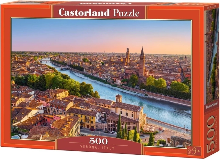 Castorland puzzle Verona, Olaszország 500 darabos