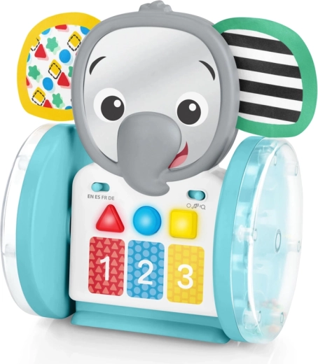 Interaktív zenélő bébijáték Chase & Tap Earl 2 az 1-ben – BABY EINSTEIN elefánt (6 hónapos kortól)