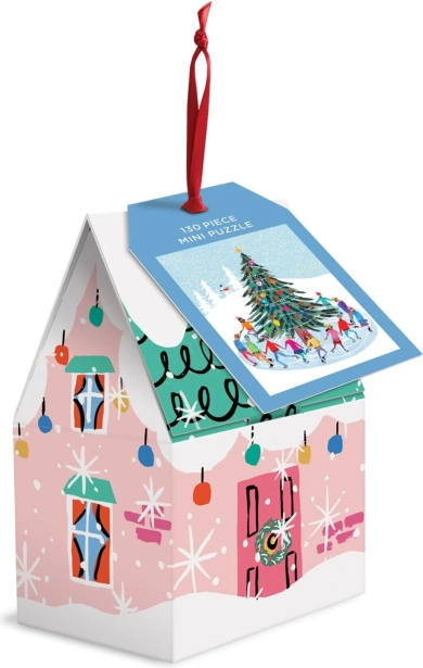 GALISON kirakó – korcsolyázás a karácsonyfa körül – 130 darab