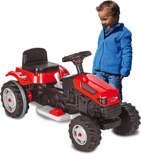 Jamara gyermek elektromos traktor Strong Bull piros 6V