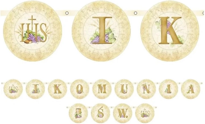 „I Komunia Św.” banner 13 × 200 cm