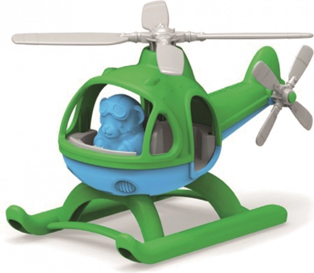 Green Toys helikopter mackó pilótával