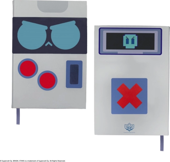 Brawl Stars kemény borító noteszhez 8‑bit