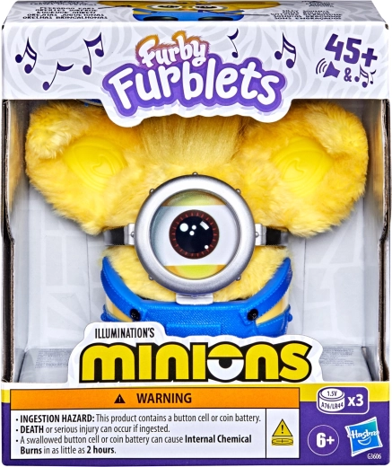 Hasbro Furby Furblet Minions interaktív plüssfigura – 1 db