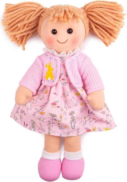 Textil baba Ella 34 cm Bigjigs Toys-tól