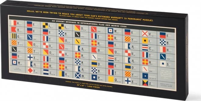 Galison panoráma puzzle Fontos üzenet 1000 darab