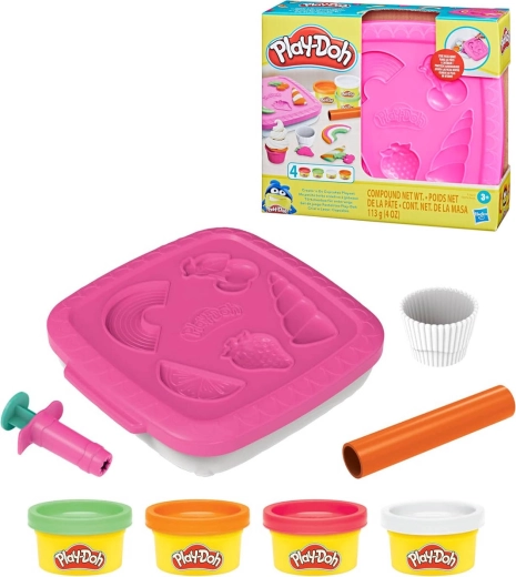 Play-Doh kreatív készlet cupcake-ek készítéséhez