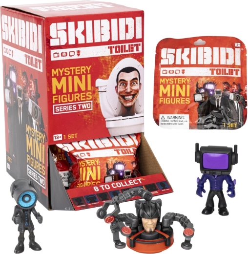 Skibidi Toilet meglepetés minifigurák – 2. széria