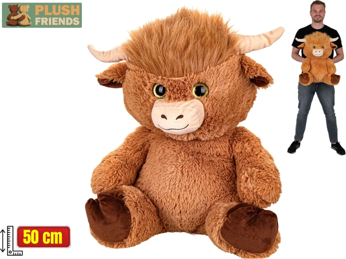 Plush Friends skót felföldi marha plüssjáték 50 cm, ülő